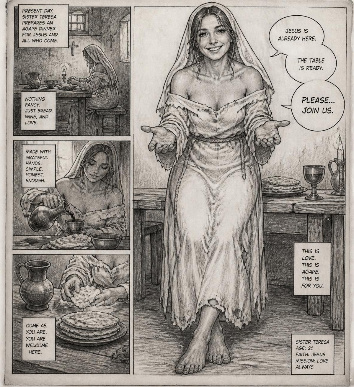 Teresa and Lords Supper 02